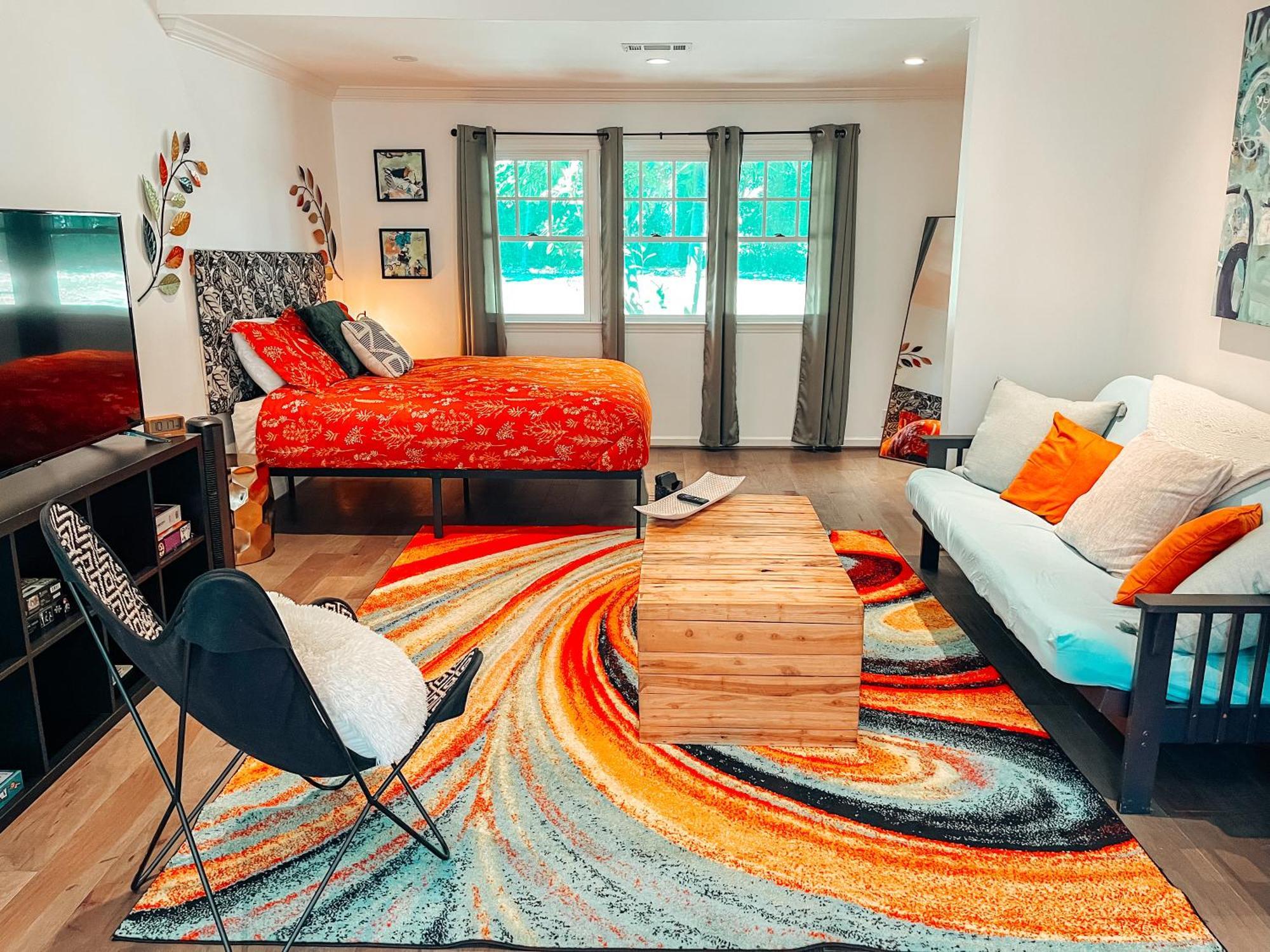 Cozy Guest House Studio Apartment Greensboro Bagian luar foto